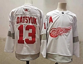 Detroit Red Wings 13 Pavel Datsyuk White Adidas 2020-21 Alternate Player Jersey,baseball caps,new era cap wholesale,wholesale hats